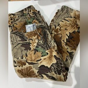 Wrangler 36x30 camo fleece lined pants